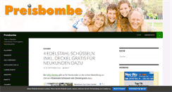 Desktop Screenshot of preisbombe.de